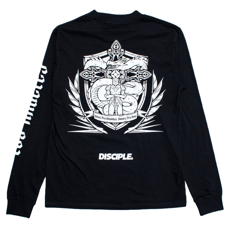 Crest Long Sleeve Black