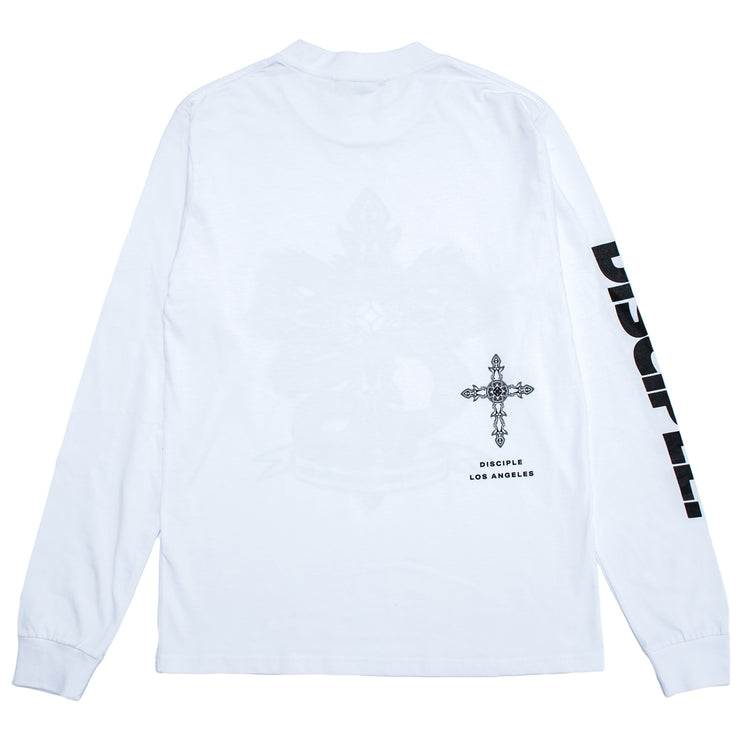 Crucifix Long Sleeve White